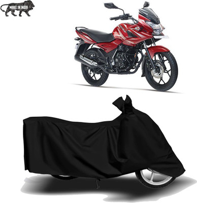MOTOGENIX Two Wheeler Cover for Bajaj(Discover 125 DTS-i, Black)