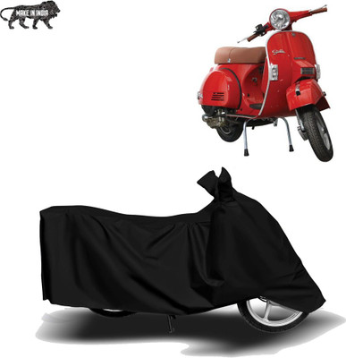 MOTOGENIX Two Wheeler Cover for LML(Star Euro 150, Black)