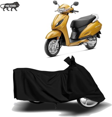 Mdstar Two Wheeler Cover for Honda(Activa 6G, Black)