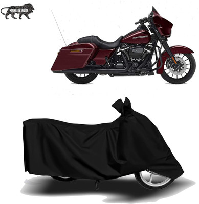 MOTOGENIX Two Wheeler Cover for Harley Davidson(Street Glide Special, Black)