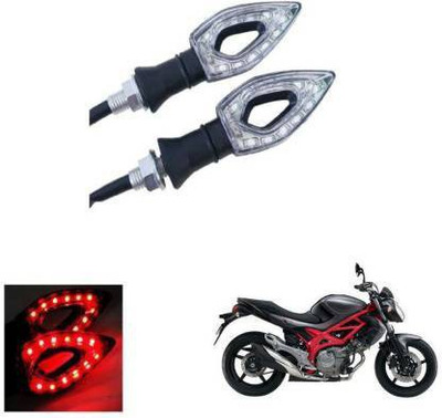 QUIRKY ZONE Front, Rear LED Indicator Light for Bajaj, Universal For Bike Pulsar 150, Universal For Bike(Red)