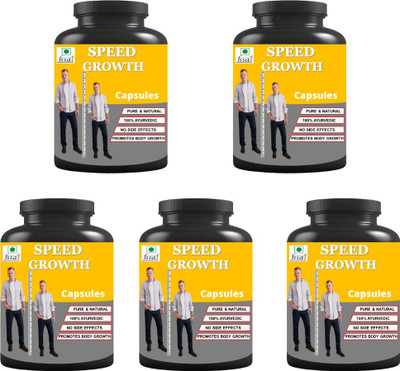 Zemaica Healthcare Speed Growth Height Increase Capsules Pack Of 5(5 x 30 Tablets)