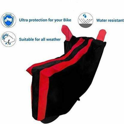 Mobidezire Two Wheeler Cover for Hero Electric(Red, Black)