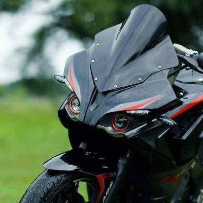 W 4 A Traders RS 200 Viosr BK 1116 Bike Headlight Visor