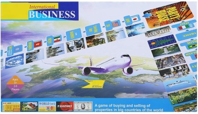 PEZYOX Business International Board Game for Kids 2-6 Players Board Game Banking Board Game Board Game Accessories