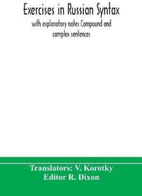 Exercises in Russian syntax(English, Paperback, unknown)