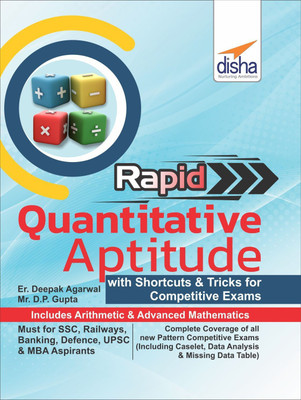 Rapid Quantitative Aptitudebook of Shortcuts & Tricks for Competitive Exams  - Includes Airthmetic & Advanced Mathematics 1 Edition(English, Paperback, Experts Disha)