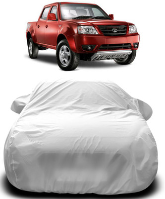 APNEK Car Cover For Tata Xenon (With Mirror Pockets)(Silver)
