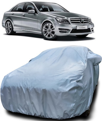 APNEK Car Cover For Mercedes Benz C220 (With Mirror Pockets)(Silver)