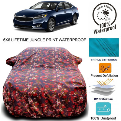 Gavya Car Cover For Kia Cadenza (With Mirror Pockets)(Multicolor)