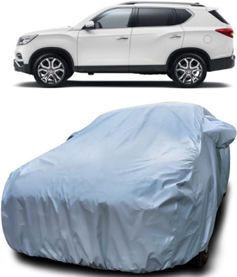 Elegance Car Cover For Mahindra XUV400 (With Mirror Pockets)(Silver)