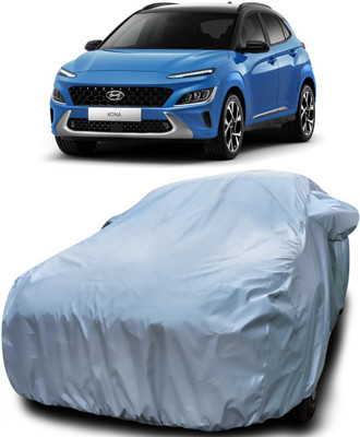 Elegance Car Cover For Hyundai Kona Electric (With Mirror Pockets)(Silver)