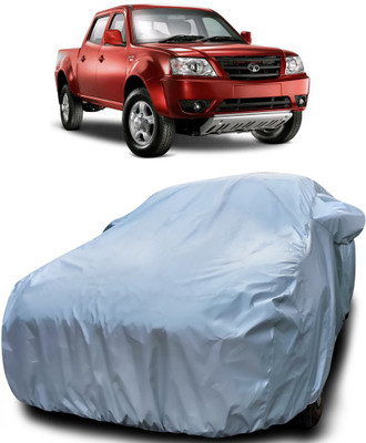APNEK Car Cover For Tata Xenon (With Mirror Pockets)(Silver)
