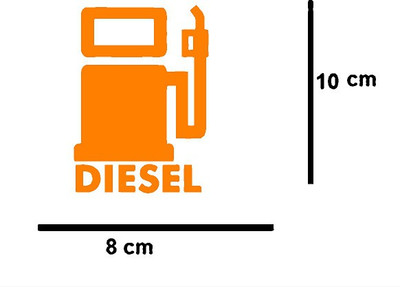 AVSARACHNA Sticker & Decal for Car(Orange)