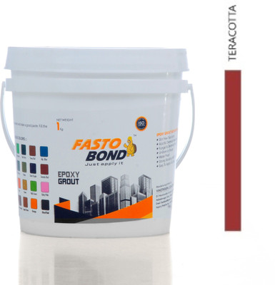 Fastobond Epoxy Tile Grout 3 Components TERACOTTA COLOR Crack Filler(1 kg)