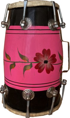 AMROHA ENTERPRISES Pink flower-005-005 Nut & Bolts Dholak(Multicolor)