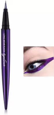 MYEONG Long Lasting Sparkles Glittering Liquid Waterproof Eyeliner 1.5 g(PURPLE)