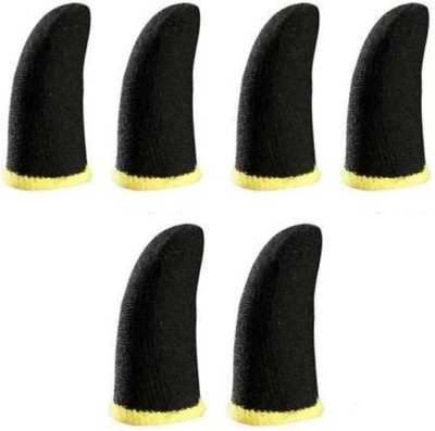 FLIPZONE Finger Sleeve For Pubg and all Gaming (Suitable for all smartphones) Pack of 6 Finger Sleeve(Pack of 6)