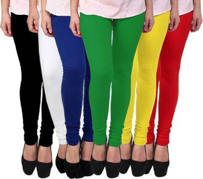 SWASA Churidar  Ethnic Wear Legging(Multicolor, Solid)