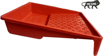 Orson Plastic Paint Tray(13”x11”) for Professional/DIY Painting (Heavy Quality) Paint Roller(Pack of 1)