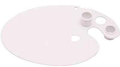 KHYATI plastic 2 Paint Wells Palettes(Set of 1, White)