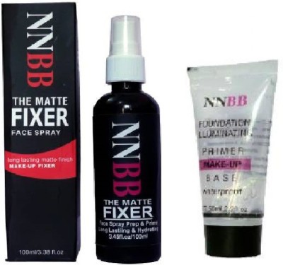 nnbb FIXER AND MAKEUP PRIMER TUBE SET OF 2 Primer  - 100 ml(BLACK , WHITE)