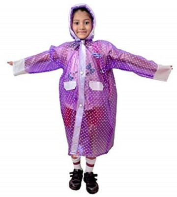 Brats N Beauty Polka Print Unisex Raincoat