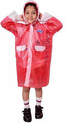 Brats N Beauty Polka Print Unisex Raincoat