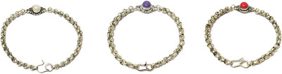 JDDCART Bracelet RAKHI204JDD Assorted Rakhi  Set(3 Rakhi set)