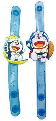 EVA Bhaiya Bhabhi 2 Pcs LED Light Cartoon Character Rakhi Set Combo For Kids Children Plastic (PVC) Rakhi, Chawal Roli Pack  Set(With Roli Chawal)