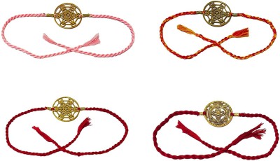 JDDCART Designer RAKHI241JD Mauli Thread Rakhi  Set(4 Rakhi set)