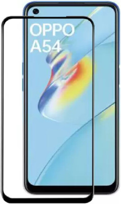 ISAAK Edge To Edge Tempered Glass for OPPO A54 5G Edge to Edge, Full Glue, 11D Tempered Glass(Pack of 1)