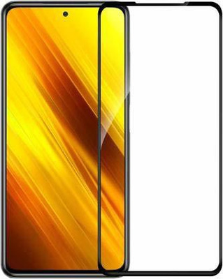 AB PRIME Edge To Edge Tempered Glass for POCO X3(Pack of 1)
