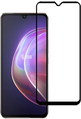 Q Box Edge To Edge Tempered Glass for Vivo V21(Pack of 1)