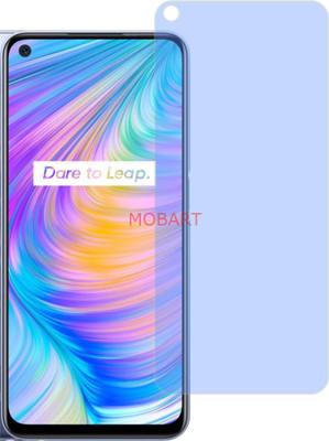MOBART Tempered Glass Guard for REALME RMX 2117 (Impossible AntiBlue Light)(Pack of 1)