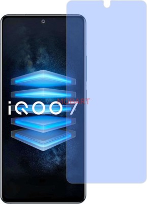 MOBART Tempered Glass Guard for VIVO IQOO 7 V2049A (Impossible AntiBlue Light)(Pack of 1)