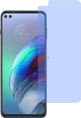 MOBART Tempered Glass Guard for MOTOROLA G100 (Impossible AntiBlue Light)(Pack of 1)