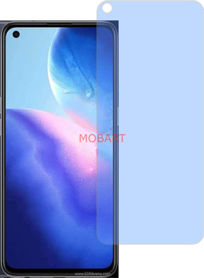 MOBART Tempered Glass Guard for OPPO RENO 5 5G PEGM00 (Impossible AntiBlue Light)(Pack of 1)