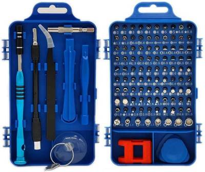 Corslet 110 in 1 Multifunction Magnetic Screwdriver Tool Kit for Mobile Laptop Repairing Combination Screwdriver Set  (Pack of 110)