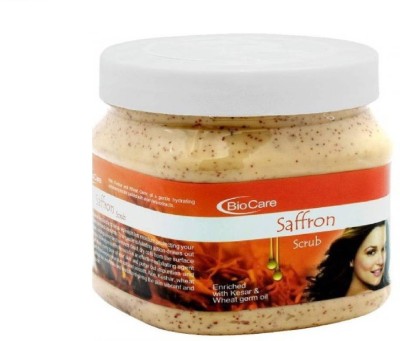 BIOCARE Saffron Enriched with Kesar and Wheatgerm Oil Scrub(500 ml)