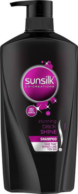 SUNSILK NOURISHING SOFT & SMOOTH BLACK SHAMPOO (650 ml) pack of 1(650 ml)