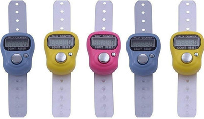 EGoodz Tally 5-Digit Counter Hand Ring Counters Digital Tally Counter(Multicolor)