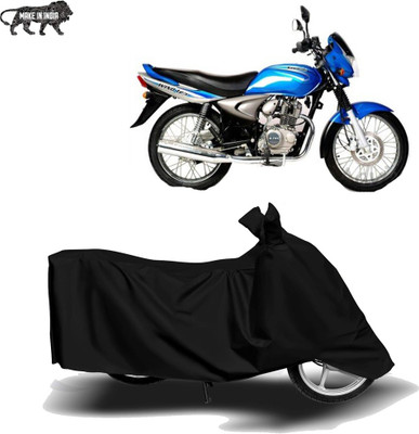 Mdstar Two Wheeler Cover for Bajaj(Wind 125, Black)