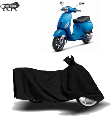 MOTOGENIX Two Wheeler Cover for Vespa(Vespa SXL, Black)