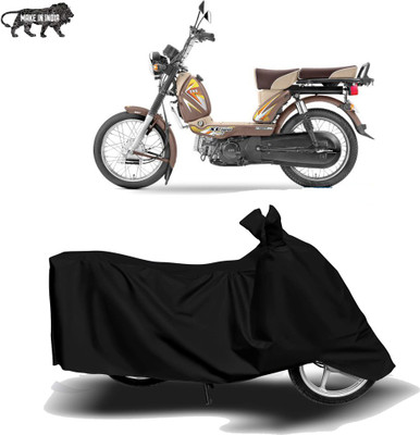 collection zone Two Wheeler Cover for TVS(XL 100, Black)