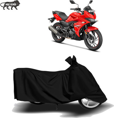Amozkart Two Wheeler Cover for Hero(Xtreme 200S, Black)