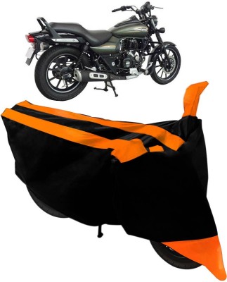 SMART BUYY Two Wheeler Cover for Bajaj(Avenger 220 Street, Black, Orange)