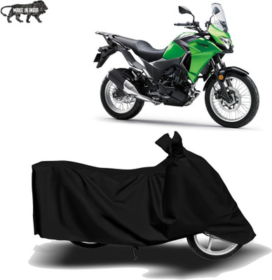 MOTOGENIX Two Wheeler Cover for Kawasaki(Versys-X 300, Black)