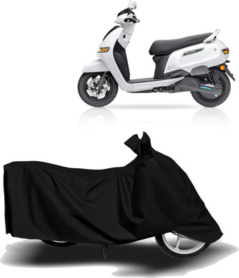 MOTOGENIX Two Wheeler Cover for TVS(iQube, Black)