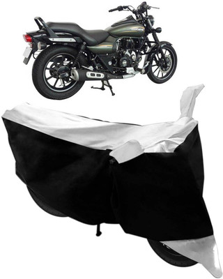 SMART BUYY Two Wheeler Cover for Bajaj(Avenger 220 Street, Black, Silver)